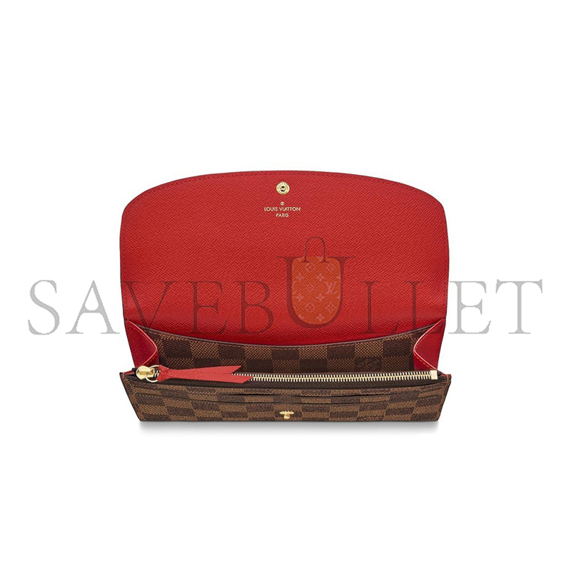 LOUIS VUITTON EMILIE WALLET N63544 (19*10*2cm)